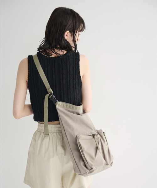 MERLOT(メルロー)の「カーゴポケットビッグトート(トートバッグ・レディース・カーキ・FREE)」の10枚目の写真