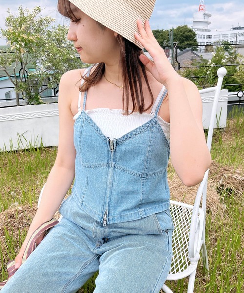あちゃちゅむ　ビスチェ　プルオーバー　36サイズ 楽天市場】チュールシャーリングプルオーバー 【メール便不可