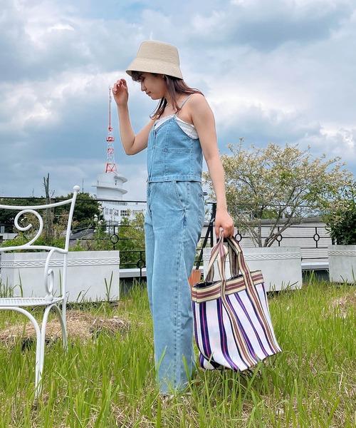AS KNOW AS plus(アズノゥアズプラス)の「◎アソートデザイン フロントジップデニムビスチェ フロントリボンデニムチュールキャミ(キャミソール・レディース・ブラック系1/ブラック系/ブルー系/ブルー系1・FREE)」の13枚目の写真