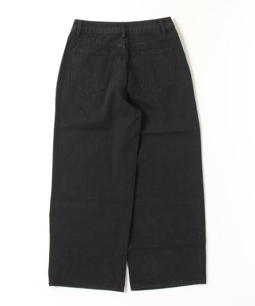 ONE DAY KMC （ワンデイケーエムシー）の「デニム ワイドテーパードPANTS（デニムパンツ・メンズ・ブラック/ブラック系その他/インディゴブルー/ライトインディゴブルー・SMALL/MEDIUM/LARGE）」の5枚目の写真