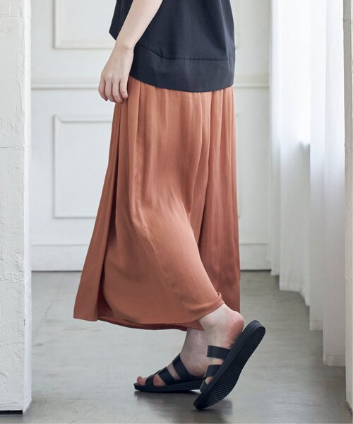 ikka（イッカ）の「【セットアップ対応】カッセンボリュームラップスカーチョ（その他パンツ・レディース・モカ/オレンジ/チャコールグレー・M/L/S）」の12枚目の写真