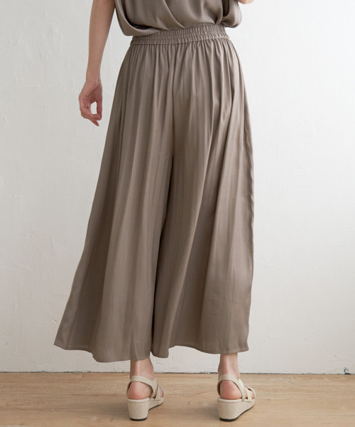 ikka（イッカ）の「【セットアップ対応】カッセンボリュームラップスカーチョ（その他パンツ・レディース・モカ/オレンジ/チャコールグレー・M/L/S）」の22枚目の写真