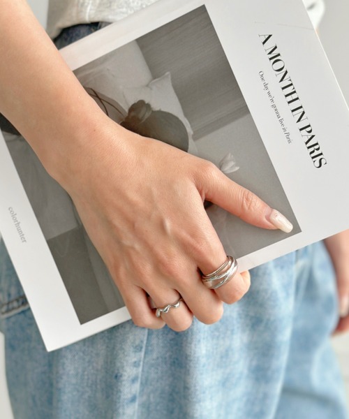sowang(ソワン)の「【2set/ステンレス】クリアメタルデザイン セットリング-clear metal design set ring-(リング・レディース・ゴールド/シルバー・FREE)」の14枚目の写真