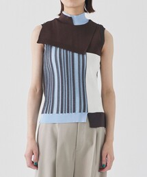 UNITED TOKYO | ランダムラインカバードニット-ウォッシャブル-(ニット/セーター)