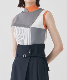 UNITED TOKYO | ランダムラインカバードニット-ウォッシャブル-(ニット/セーター)