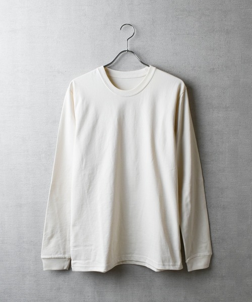HOUSE OF BLANKS(ハウスオブブランクス)の「【IW4】【CANADAFACTORYCOMPANY】HEAVYWEIGHT LONGSLEEVE T-SHIRT(Tシャツ/カットソー・メンズ・ヘザーグレー/ブルー/アイボリー・SMALL/MEDIUM)」の2枚目の写真
