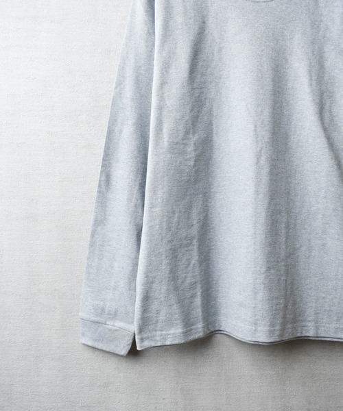 HOUSE OF BLANKS(ハウスオブブランクス)の「【IW4】【CANADAFACTORYCOMPANY】HEAVYWEIGHT LONGSLEEVE T-SHIRT(Tシャツ/カットソー・メンズ・ヘザーグレー/ブルー/アイボリー・SMALL/MEDIUM)」の11枚目の写真