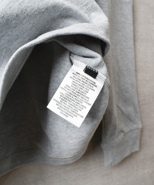 HOUSE OF BLANKS(ハウスオブブランクス)の「【IW4】【CANADAFACTORYCOMPANY】HEAVYWEIGHT LONGSLEEVE T-SHIRT(Tシャツ/カットソー・メンズ・ヘザーグレー/ブルー/アイボリー・SMALL/MEDIUM)」の9枚目の写真