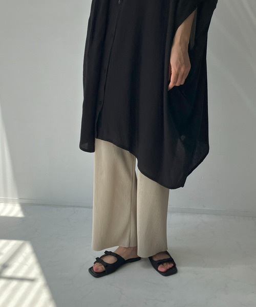 AS KNOW AS plus(アズノゥアズプラス)の「スクエアダブルリボンフラットサンダル【ZOZOTOWN限定アイテム】(サンダル・レディース・ブラック/ピンク/シルバー・M/L)」の10枚目の写真