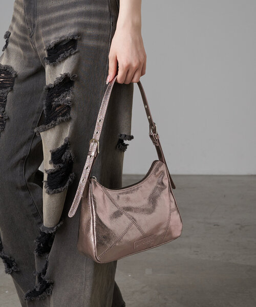 RAY CASSIN(レイカズン)の「切替ヴィンテージバッグ(トートバッグ・レディース・ブラック/シルバー/ブラウン・FREE)」の9枚目の写真