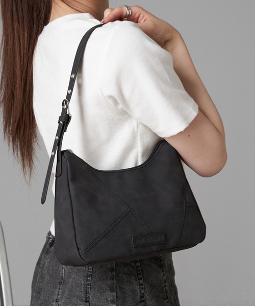 RAY CASSIN(レイカズン)の「切替ヴィンテージバッグ(トートバッグ・レディース・ブラック/シルバー/ブラウン・FREE)」の1枚目の写真