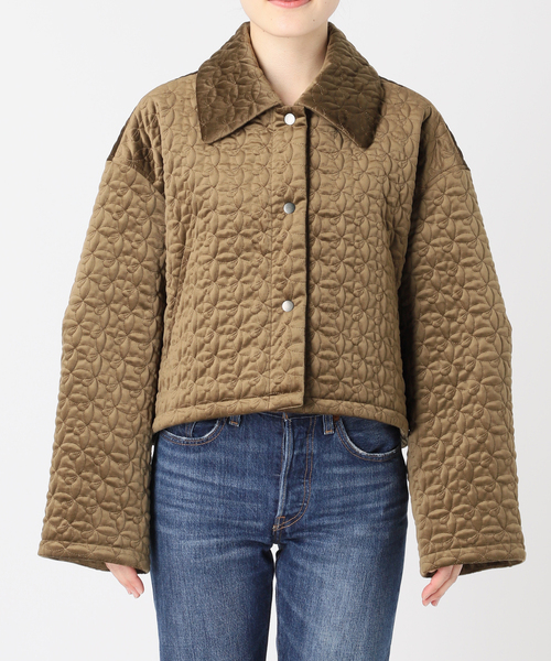 JOURNAL STANDARD(ジャーナルスタンダード)の「別珍キルティングショートブルゾン(ブルゾン・レディース・チャコールグレー/カーキ・FREE)」の18枚目の写真