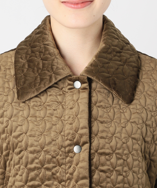 JOURNAL STANDARD(ジャーナルスタンダード)の「別珍キルティングショートブルゾン(ブルゾン・レディース・チャコールグレー/カーキ・FREE)」の14枚目の写真