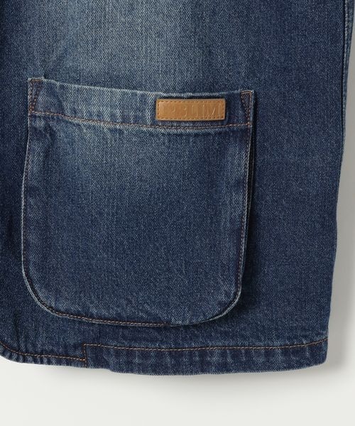 PBLIM（ページボーイリム）の「PBLIM/デニムベスト（ベスト・レディース・ブラック/ブルー・FREE）」の3枚目の写真