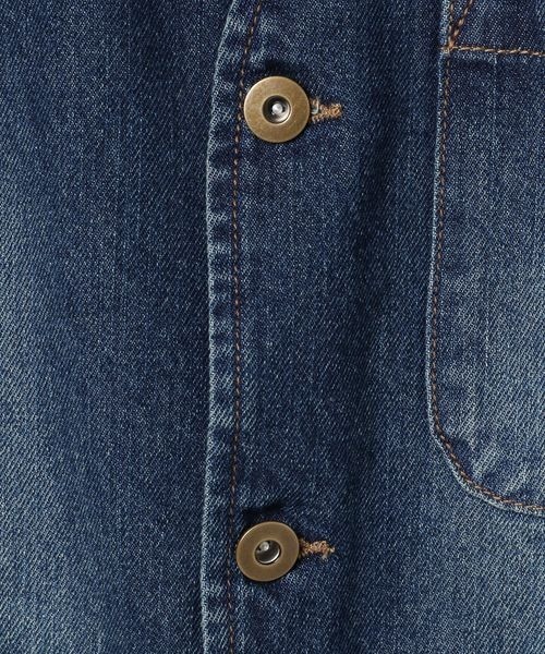 PBLIM（ページボーイリム）の「PBLIM/デニムベスト（ベスト・レディース・ブラック/ブルー・FREE）」の5枚目の写真