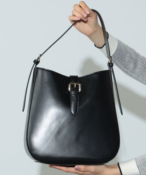 BEAMS HEART(ビームスハート)の「バックルハンドル トートバッグ(トートバッグ・レディース・ブラック/ブラウン/ワイン・ONE SIZE)」の7枚目の写真