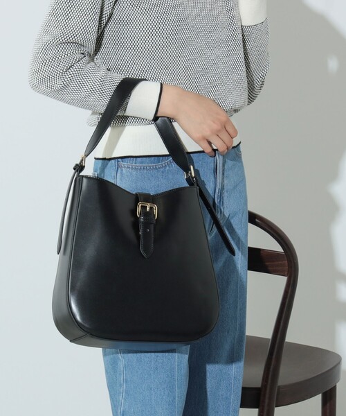 BEAMS HEART(ビームスハート)の「バックルハンドル トートバッグ(トートバッグ・レディース・ブラック/ブラウン/ワイン・ONE SIZE)」の4枚目の写真