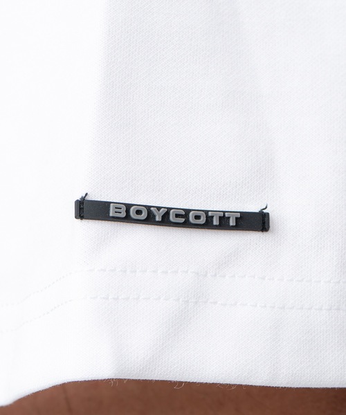 BOYCOTT(ボイコット)の「【BOYCOTT/ボイコット】ボックスシルエットフロントロゴプリント半袖プルオーバーフーディ(パーカー・メンズ・ホワイト/カーキ/ブラック・MEDIUM/LARGE/X-LARGE)」の9枚目の写真