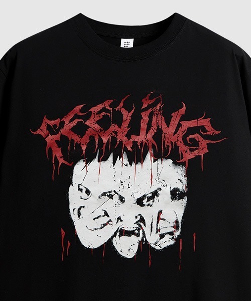 Ressaca(レサーカ)の「オーバーサイズ ヴィンテージライク 古着風プリントTシャツ(Tシャツ/カットソー・メンズ・ブラック/ホワイト系/ホワイト/ブラック系・M/L/XL)」の22枚目の写真