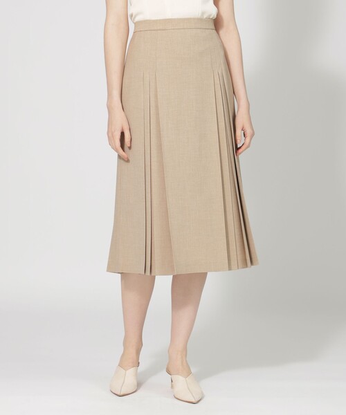 【セール】ストレッチツイル サイドプリーツスカート（スカート）｜EPOCA（エポカ）