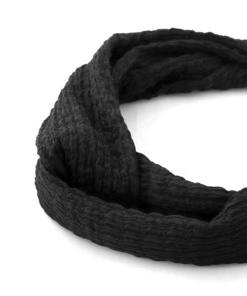 ANEMONE（アネモネ）の「リンクルプリーツバックワイヤーターバン（ヘアバンド・レディース・ベージュ/グレー/ブラック/カーキ・FREE）」の8枚目の写真