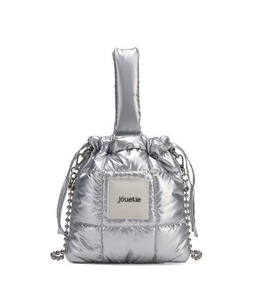 セール】【jouetie/ジュエティ】メタリックナイロンキルティング 巾着
