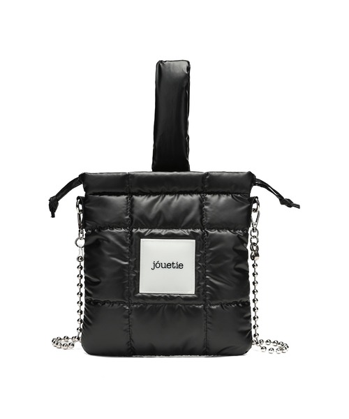 セール】【jouetie/ジュエティ】メタリックナイロンキルティング 巾着