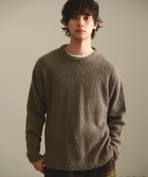 Revo. ルーズフィット シャギーニット プルオーバー