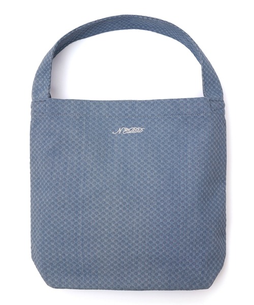 PAMEO POSE(パメオポーズ)の「Shrink Denim Tote Bag(トートバッグ・レディース・ブルー/スカイブルー・FREE)」の1枚目の写真