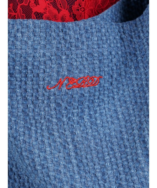 PAMEO POSE(パメオポーズ)の「Shrink Denim Tote Bag(トートバッグ・レディース・ブルー/スカイブルー・FREE)」の13枚目の写真