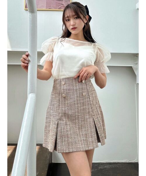 RESEXXY(リゼクシー)の「カットツイードスカパン(その他パンツ・レディース・ピンク/ベージュ/ブラック・FREE)」の16枚目の写真