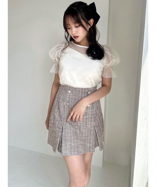 RESEXXY(リゼクシー)の「カットツイードスカパン(その他パンツ・レディース・ピンク/ベージュ/ブラック・FREE)」の18枚目の写真