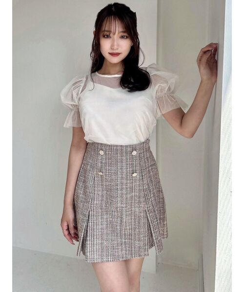 RESEXXY(リゼクシー)の「カットツイードスカパン(その他パンツ・レディース・ピンク/ベージュ/ブラック・FREE)」の19枚目の写真