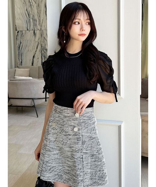 RESEXXY(リゼクシー)の「カットツイードスカパン(その他パンツ・レディース・ピンク/ベージュ/ブラック・FREE)」の22枚目の写真