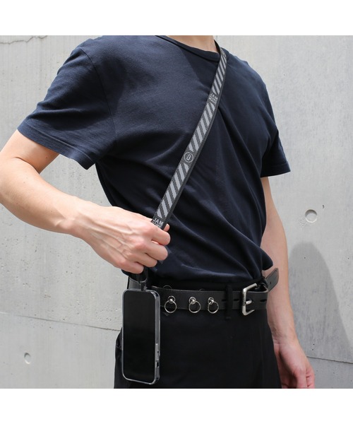 JAM HOME MADE(ジャムホームメイド)の「トラ スマホショルダー(細)(スマホグッズ・メンズ・ブラック・ONE SIZE)」の5枚目の写真