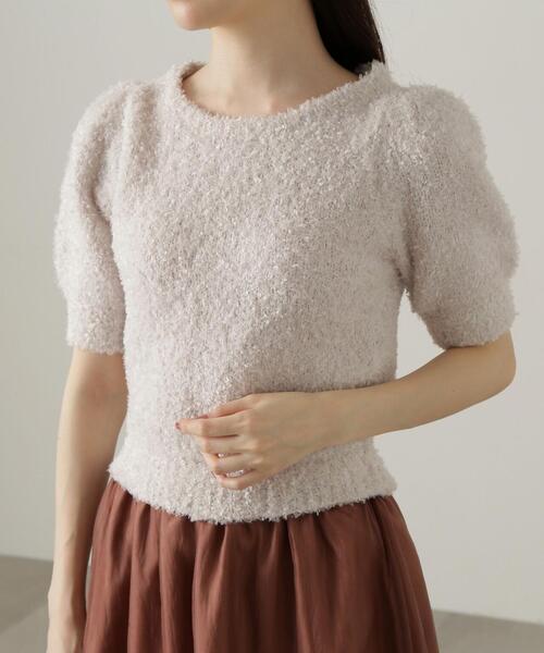 PROPORTION BODY DRESSING(プロポーションボディドレッシング)の「テープヤーンニットドッキングワンピース / 1214240907(ワンピース・レディース・ダークグレー/ホワイト系その他・SMALL/MEDIUM)」の8枚目の写真