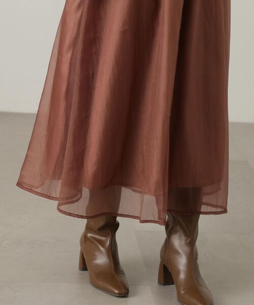 PROPORTION BODY DRESSING(プロポーションボディドレッシング)の「テープヤーンニットドッキングワンピース / 1214240907(ワンピース・レディース・ダークグレー/ホワイト系その他・SMALL/MEDIUM)」の9枚目の写真