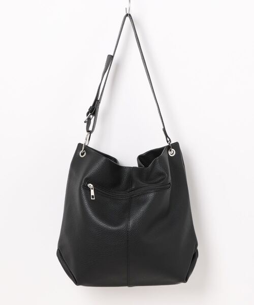 notch.(ノッチ)の「A4ショルダーバッグ(ショルダーバッグ・レディース・ブラック/シルバー/オフホワイト・ONESIZE)」の4枚目の写真