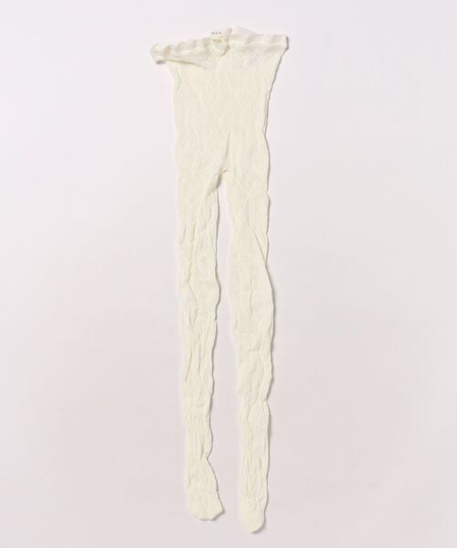 Nia(ニア)の「Nia(ニア)/エレガントレースタイツ ストッキング(タイツ/ストッキング・レディース・ホワイト/ブラック・FREE)」の12枚目の写真