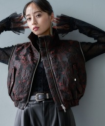 HARE | 2WAYエアサーマルジャガードスタンドブルゾン(HARE)(ブルゾン)