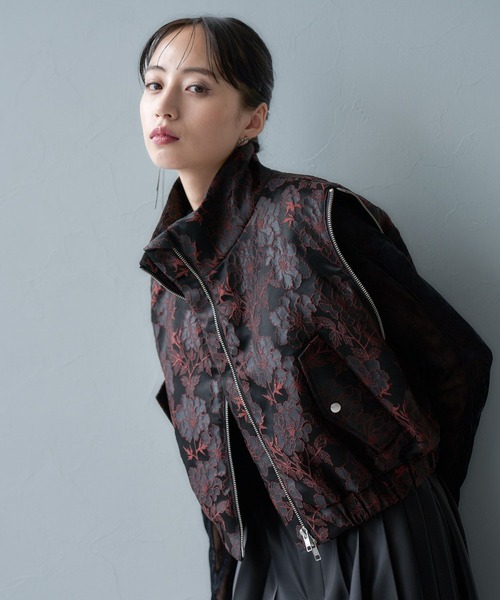 HARE（ハレ）の「2WAYエアサーマルジャガードスタンドブルゾン(HARE