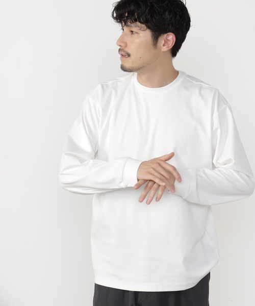 FOUND GOOD（ファウンドグッド）の「ポンチクルーネックT（Tシャツ/カットソー・メンズ・グレー系/ブラック/ブラウン系/ホワイト系1・M/S/XL/L）」の2枚目の写真