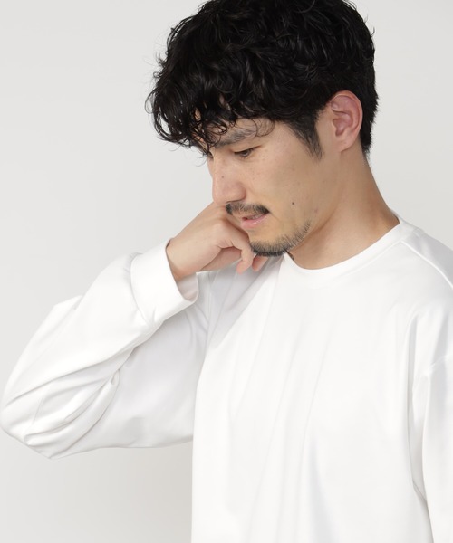 FOUND GOOD（ファウンドグッド）の「ポンチクルーネックT（Tシャツ/カットソー・メンズ・グレー系/ブラック/ブラウン系/ホワイト系1・M/S/XL/L）」の7枚目の写真