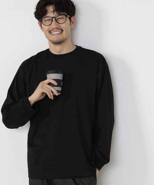 FOUND GOOD（ファウンドグッド）の「ポンチクルーネックT（Tシャツ/カットソー・メンズ・グレー系/ブラック/ブラウン系/ホワイト系1・M/S/XL/L）」の9枚目の写真