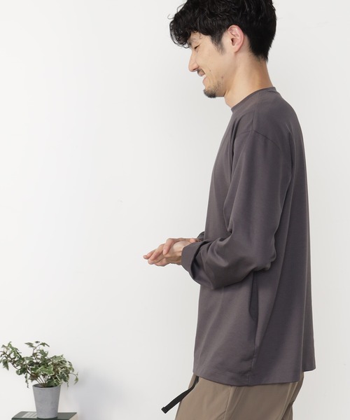 FOUND GOOD（ファウンドグッド）の「ポンチクルーネックT（Tシャツ/カットソー・メンズ・グレー系/ブラック/ブラウン系/ホワイト系1・M/S/XL/L）」の14枚目の写真