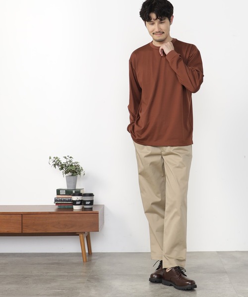 FOUND GOOD（ファウンドグッド）の「ポンチクルーネックT（Tシャツ/カットソー・メンズ・グレー系/ブラック/ブラウン系/ホワイト系1・M/S/XL/L）」の17枚目の写真