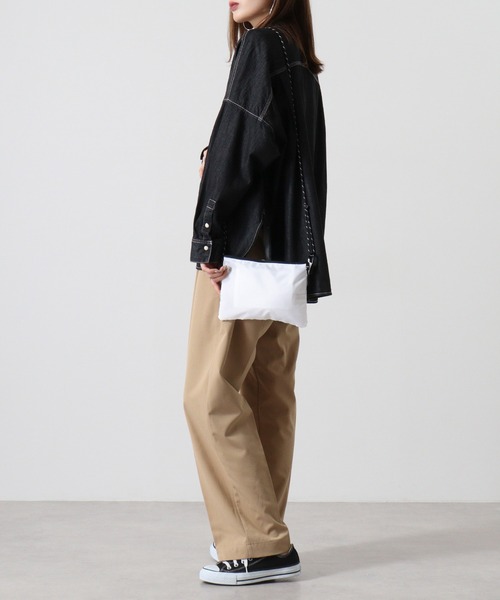 TRUSS(トラス)の「TRUSS リップミニサコッシュ(ショルダーバッグ・メンズ・オレンジ/ホワイト/ブラック/グリーン・F)」の18枚目の写真