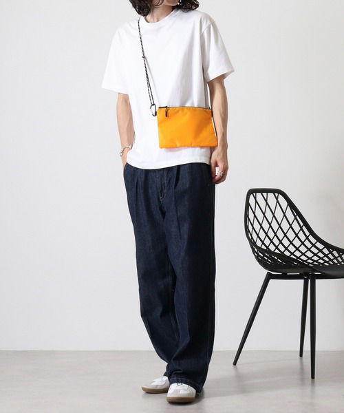 TRUSS(トラス)の「TRUSS リップミニサコッシュ(ショルダーバッグ・メンズ・オレンジ/ホワイト/ブラック/グリーン・F)」の17枚目の写真