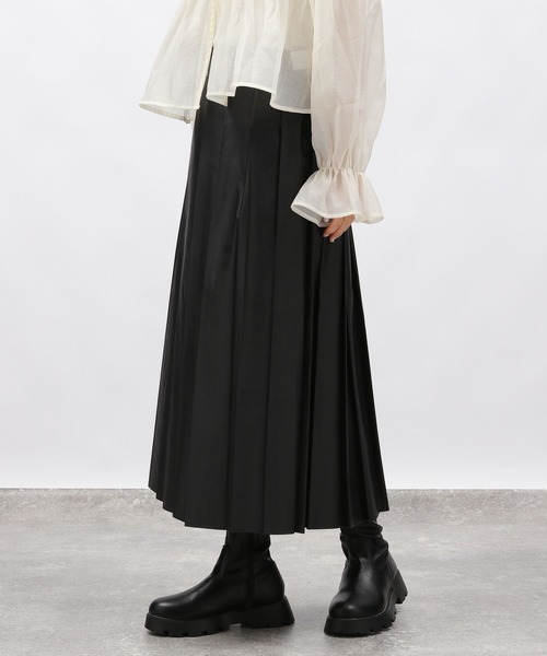 LAKOLE(ラコレ)の「FLプリーツスカート / 140408(スカート・レディース・ブラック/ブラウン・SMALL/MEDIUM)」の6枚目の写真