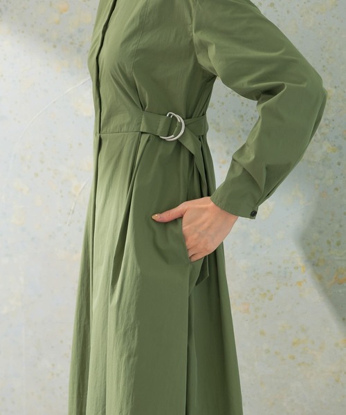 2023SS  Aveniretoile  ウエストベルトシャツワンピース org.jpg